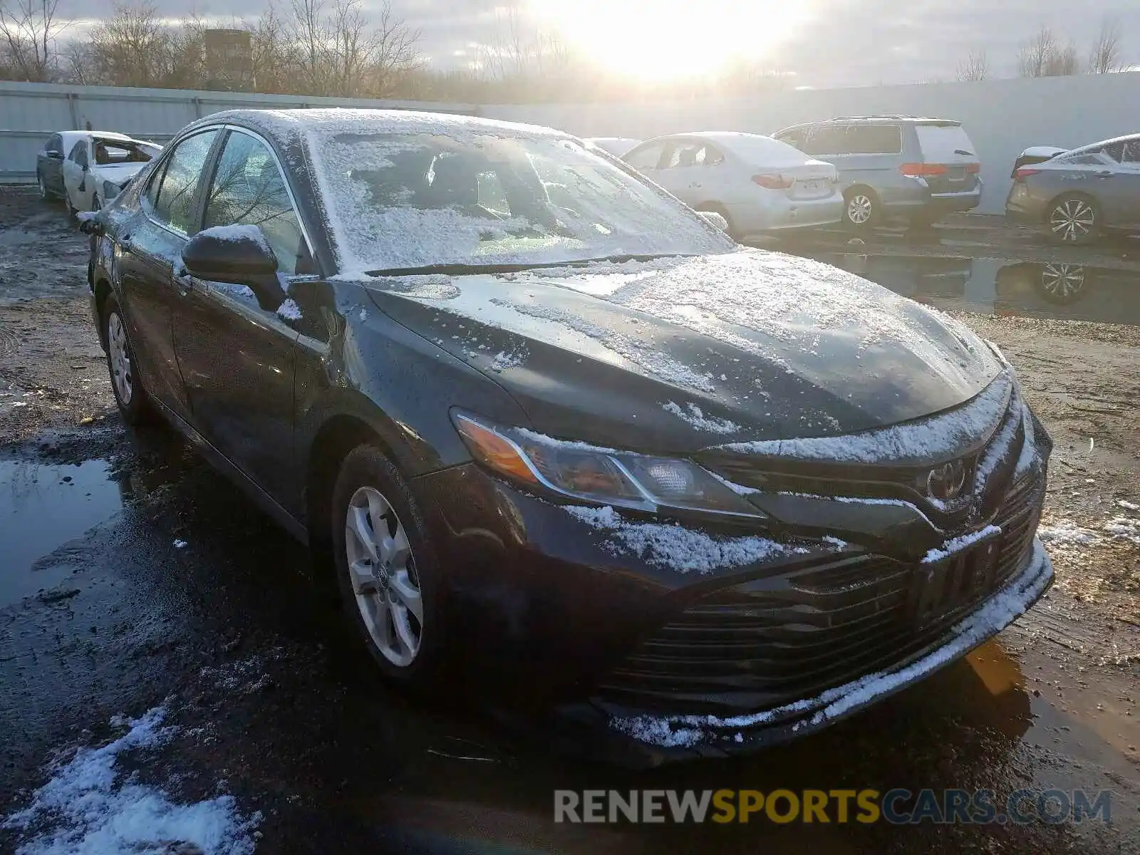 1 Photograph of a damaged car 4T1B11HK4KU687802 TOYOTA CAMRY 2019