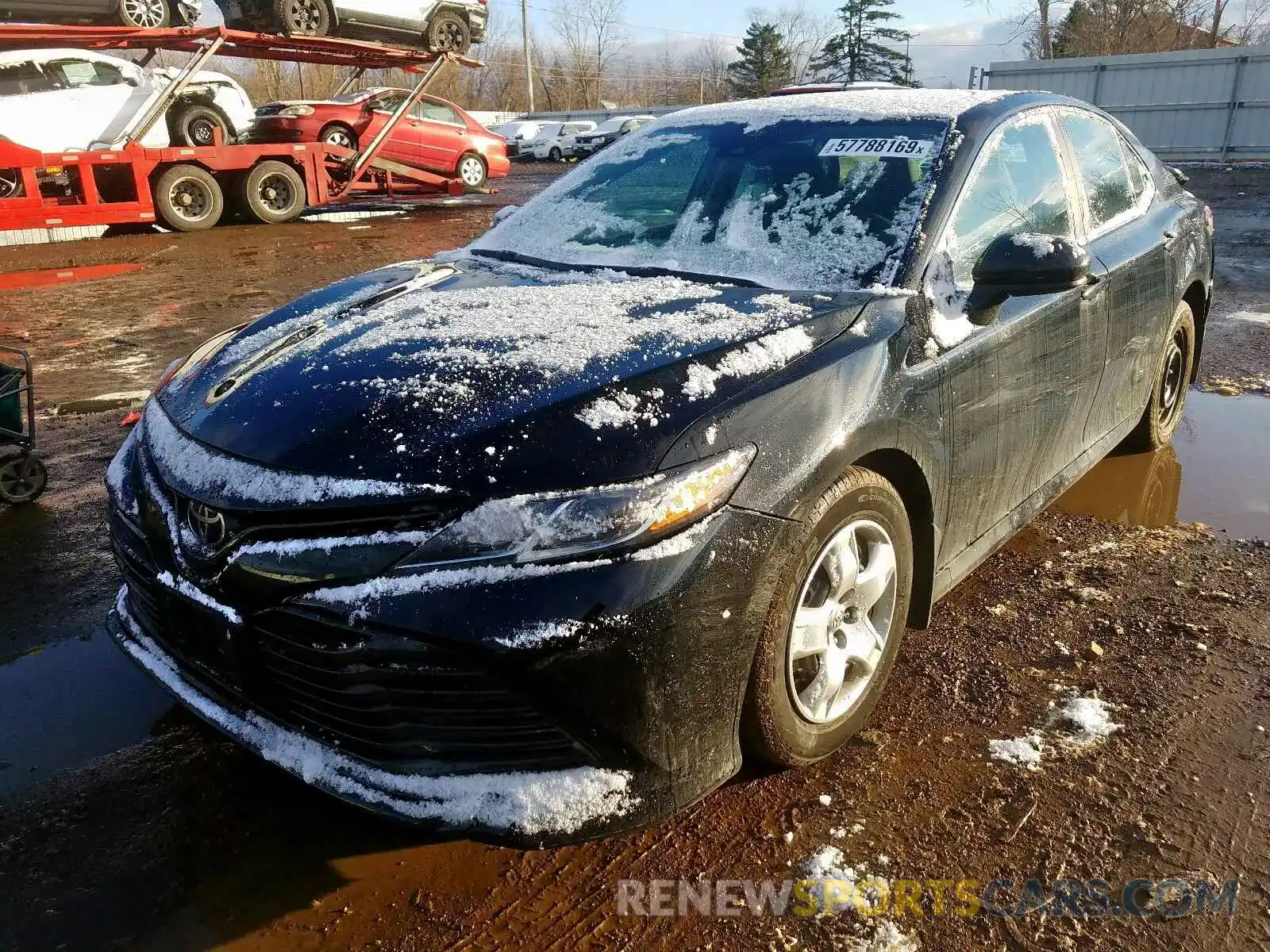 2 Photograph of a damaged car 4T1B11HK4KU687802 TOYOTA CAMRY 2019