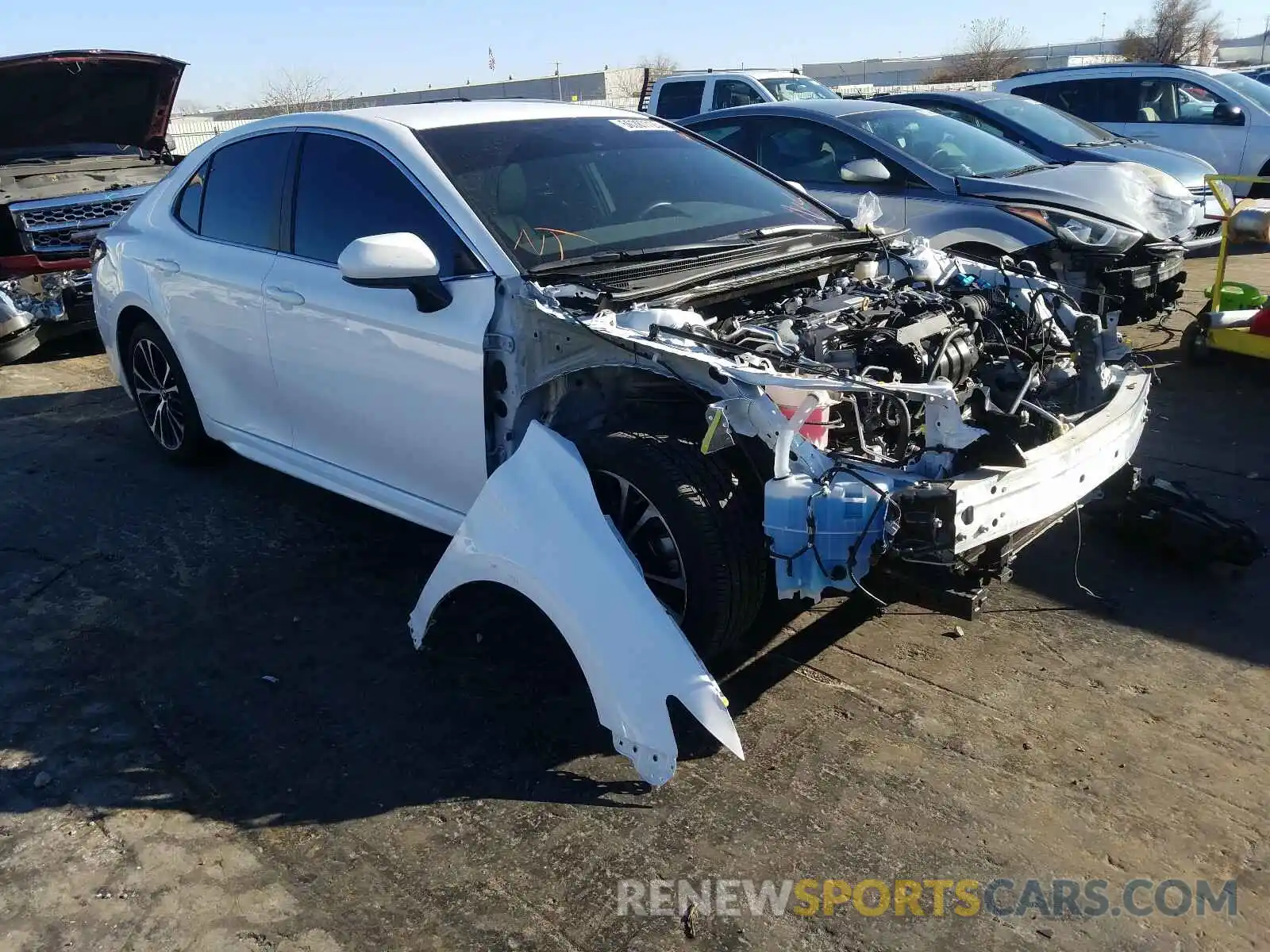 1 Photograph of a damaged car 4T1B11HK4KU688108 TOYOTA CAMRY 2019