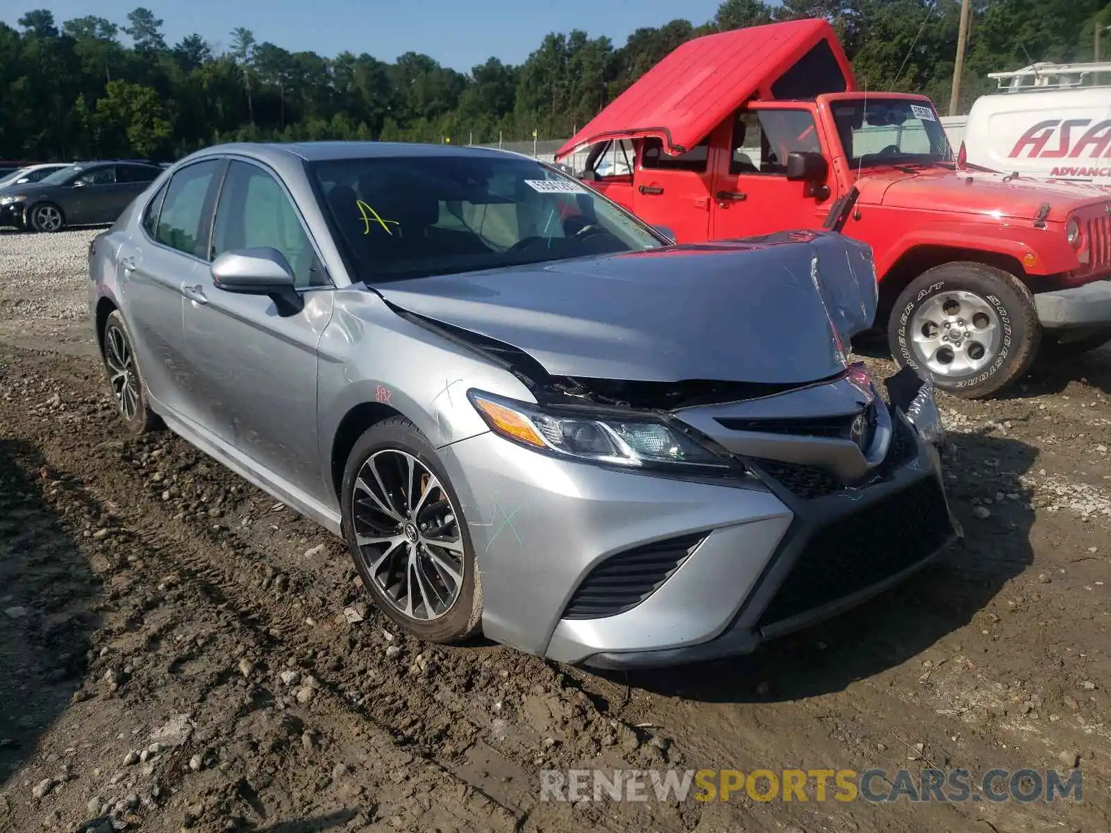 1 Photograph of a damaged car 4T1B11HK4KU689601 TOYOTA CAMRY 2019