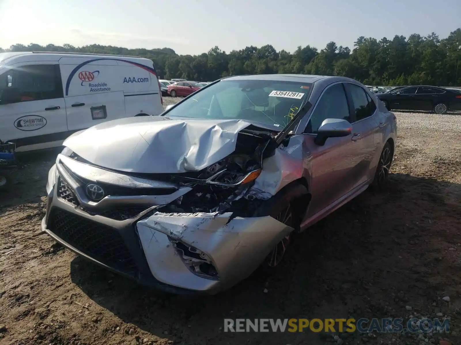 2 Photograph of a damaged car 4T1B11HK4KU689601 TOYOTA CAMRY 2019