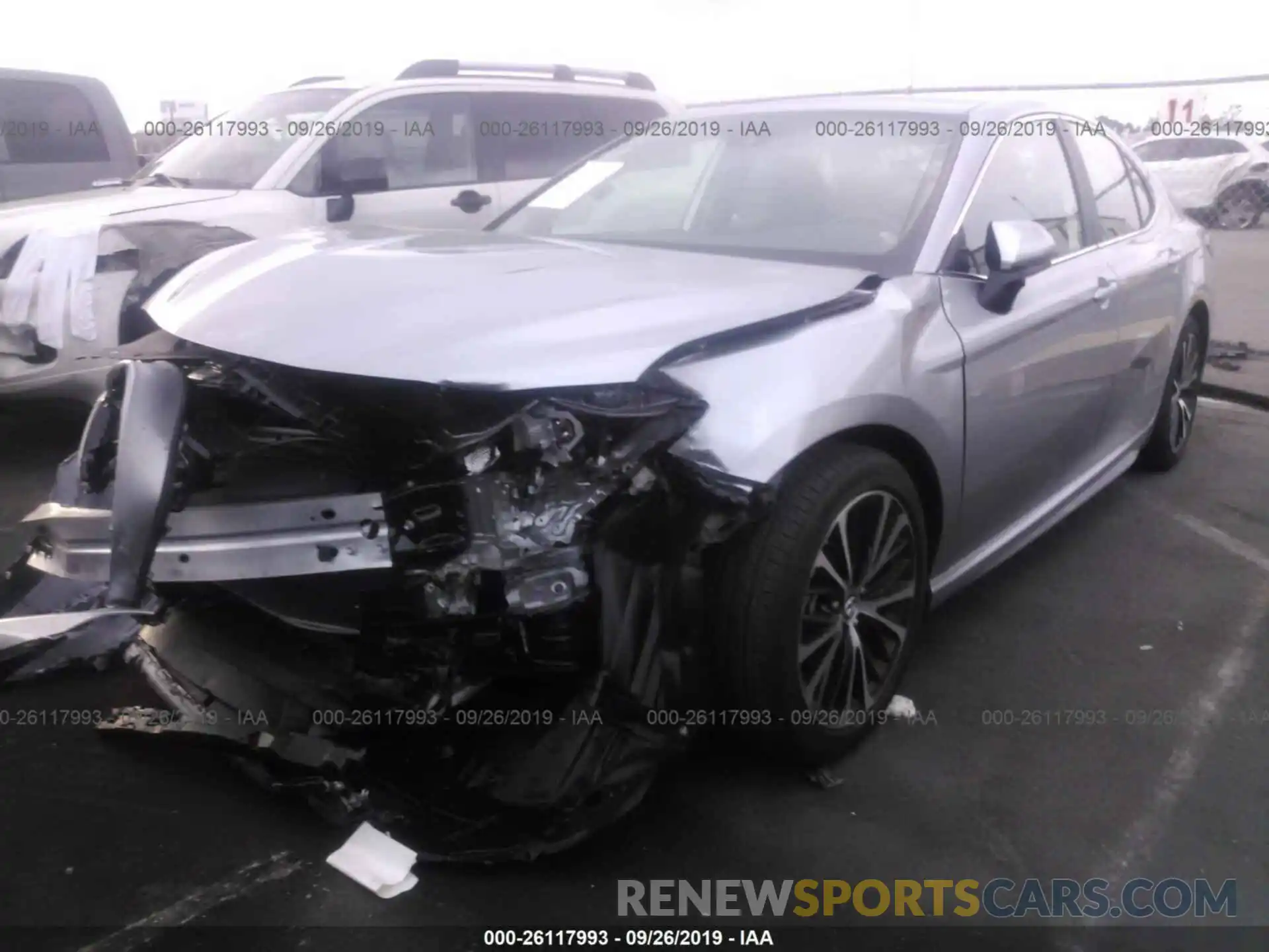 2 Photograph of a damaged car 4T1B11HK4KU691624 TOYOTA CAMRY 2019