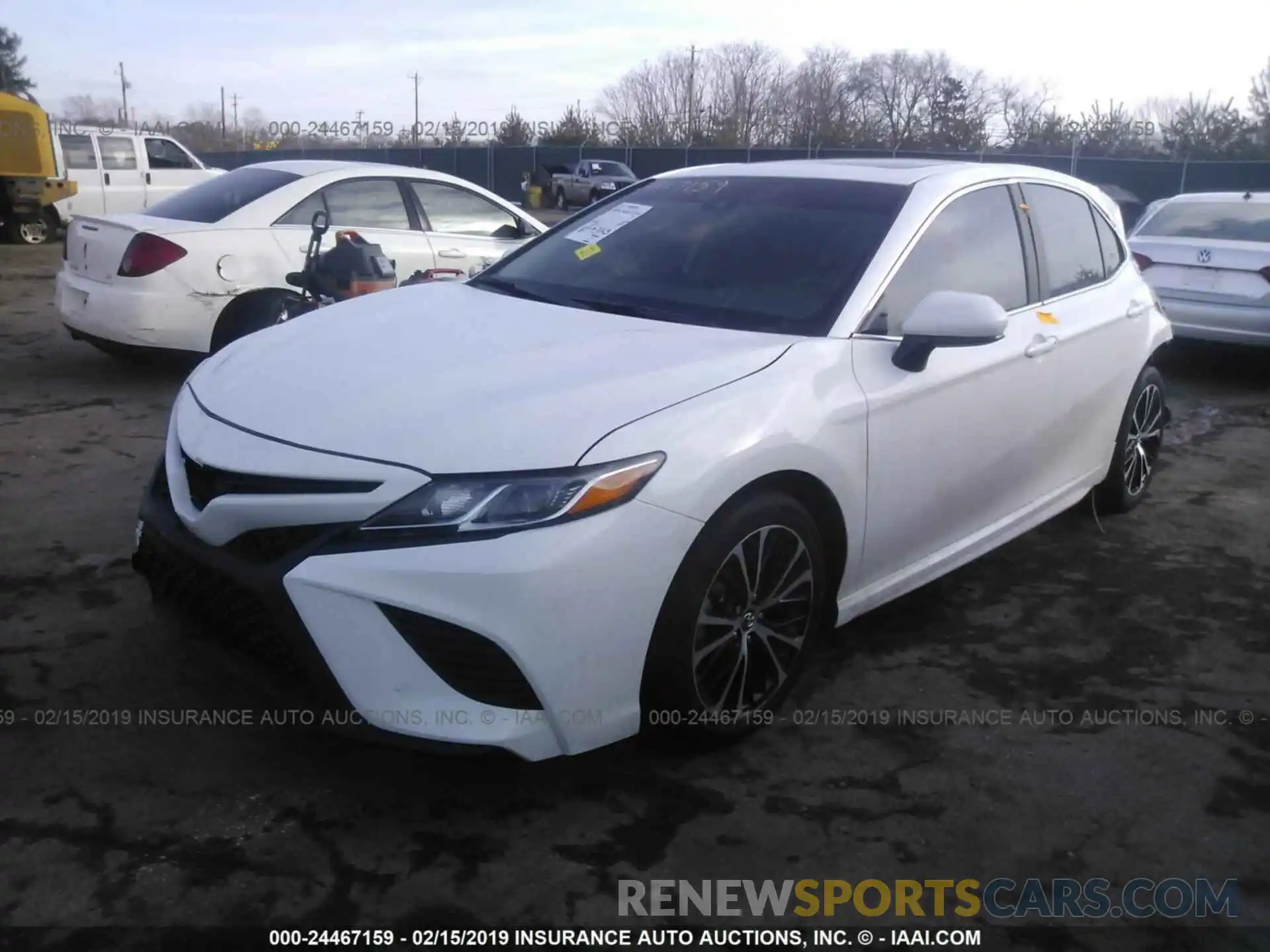 2 Photograph of a damaged car 4T1B11HK4KU691977 TOYOTA CAMRY 2019