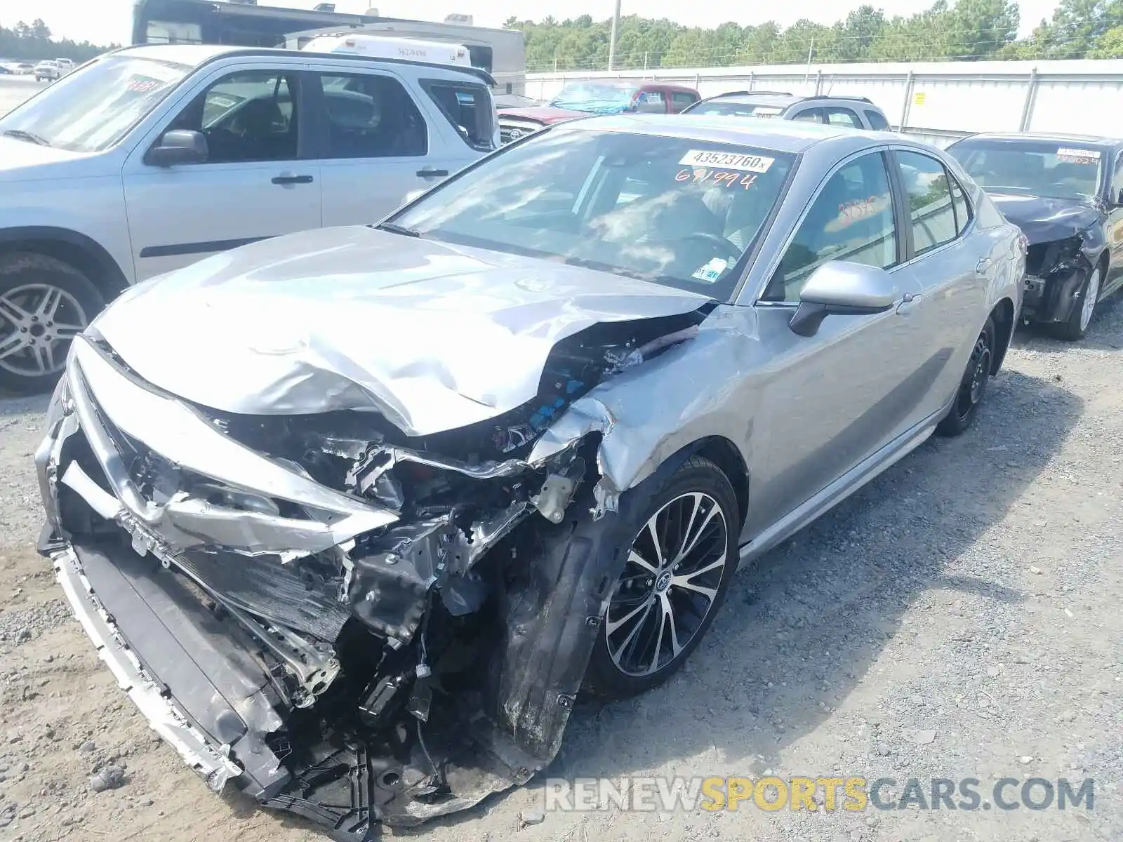 2 Photograph of a damaged car 4T1B11HK4KU691994 TOYOTA CAMRY 2019