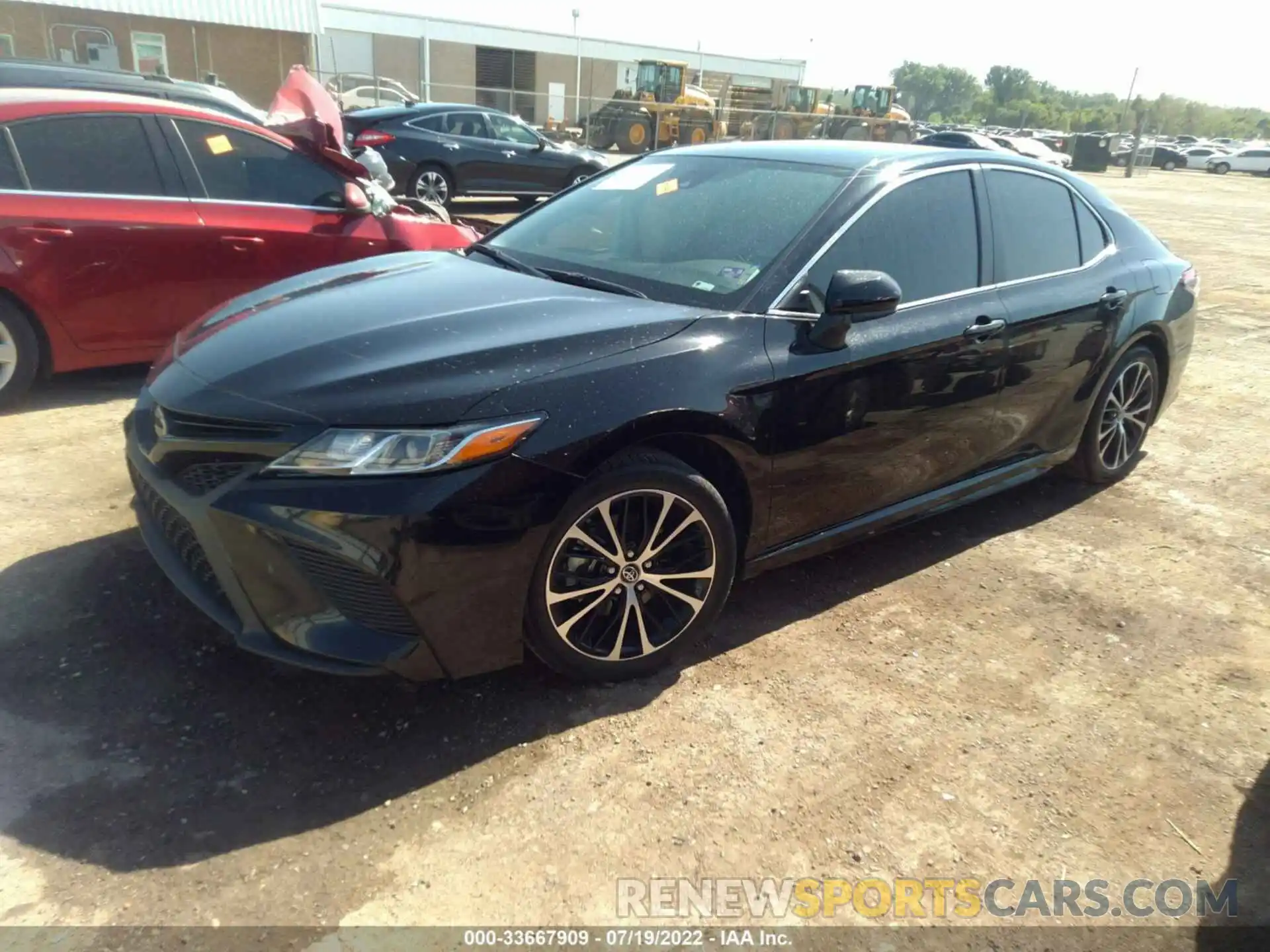 2 Photograph of a damaged car 4T1B11HK4KU693017 TOYOTA CAMRY 2019