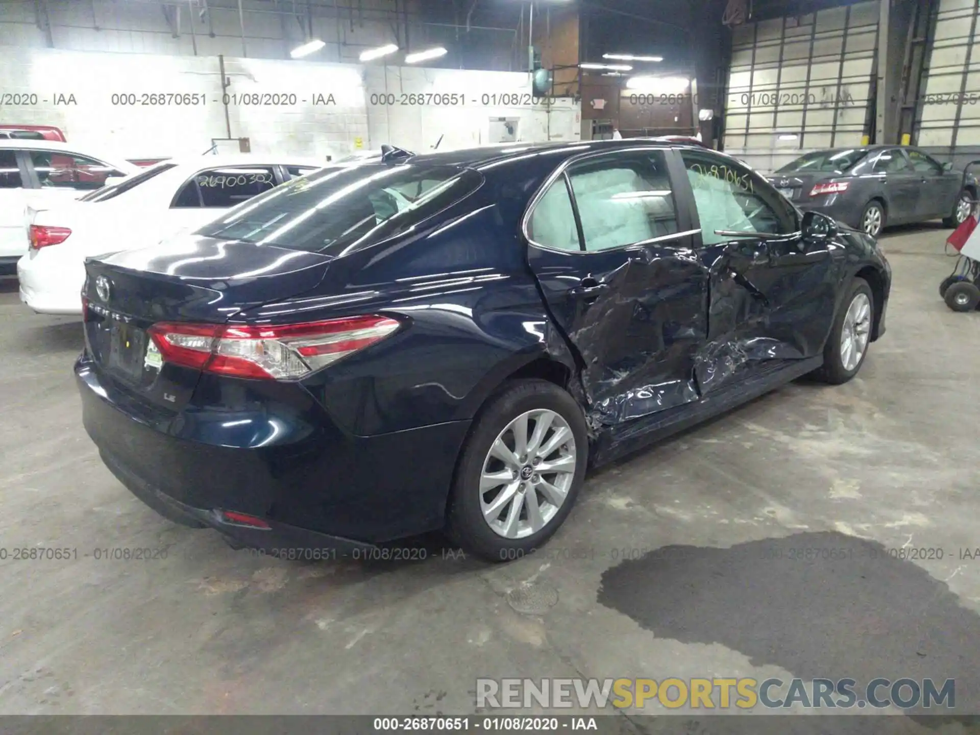 4 Photograph of a damaged car 4T1B11HK4KU696788 TOYOTA CAMRY 2019