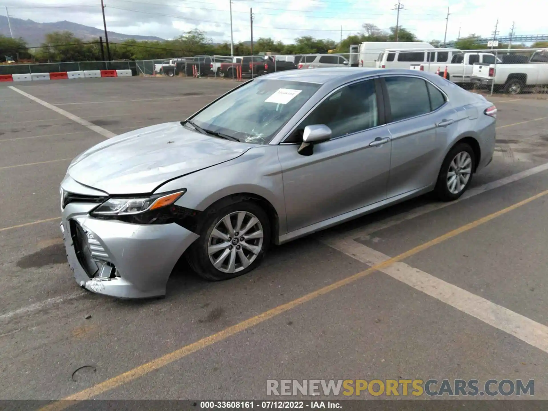 2 Photograph of a damaged car 4T1B11HK4KU696807 TOYOTA CAMRY 2019