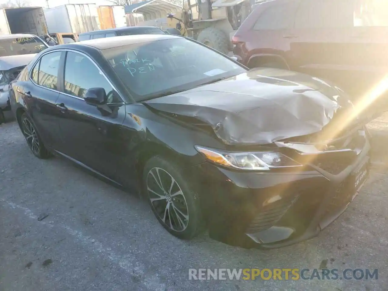 1 Photograph of a damaged car 4T1B11HK4KU696869 TOYOTA CAMRY 2019