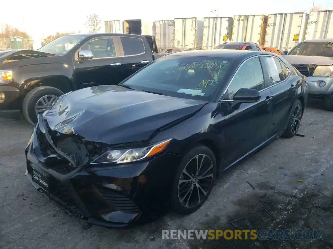 2 Photograph of a damaged car 4T1B11HK4KU696869 TOYOTA CAMRY 2019