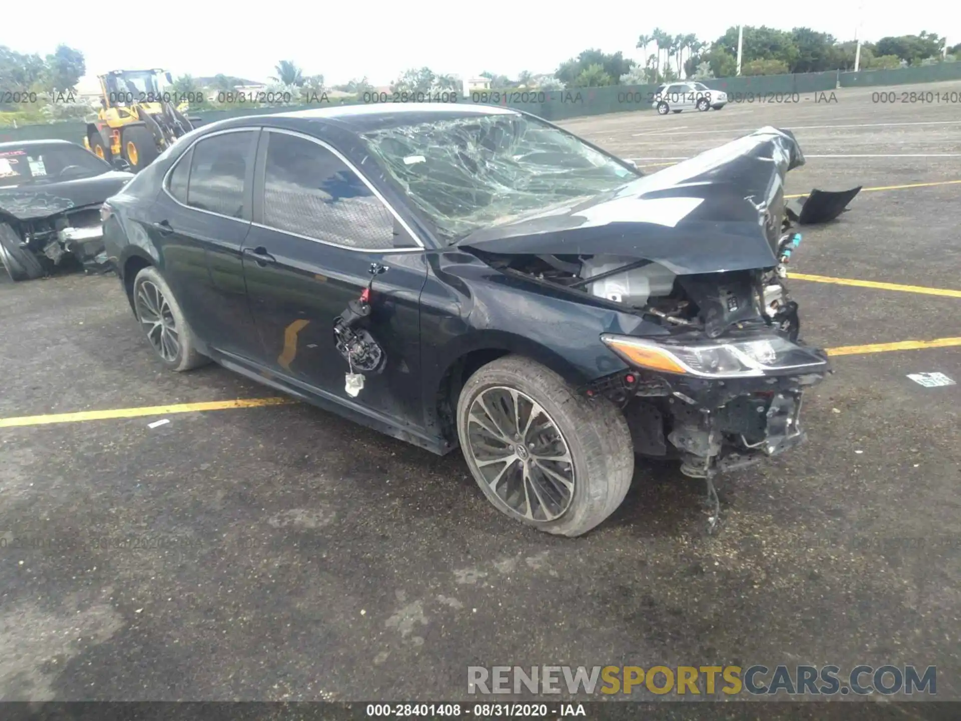 1 Photograph of a damaged car 4T1B11HK4KU698587 TOYOTA CAMRY 2019