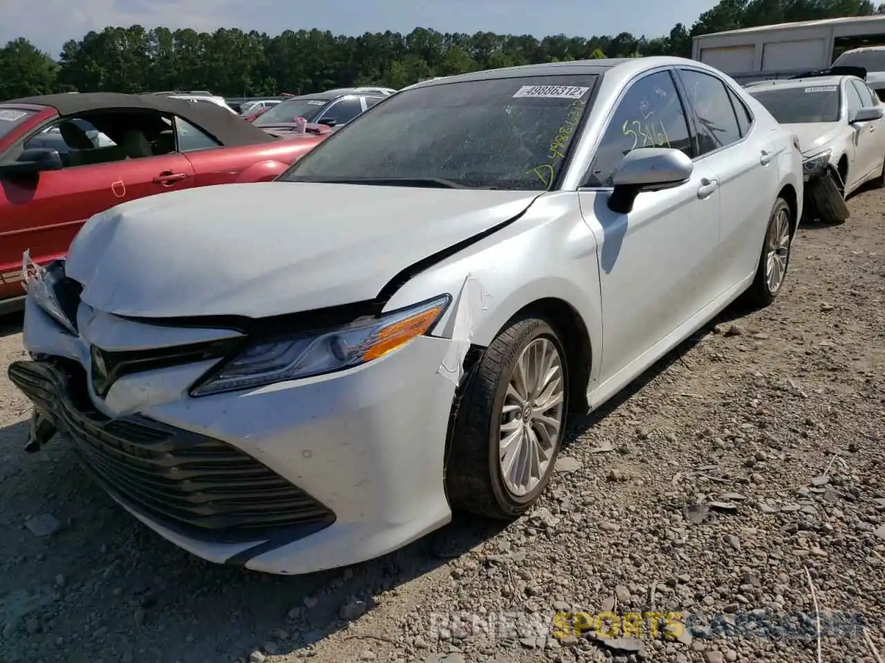 2 Photograph of a damaged car 4T1B11HK4KU698945 TOYOTA CAMRY 2019