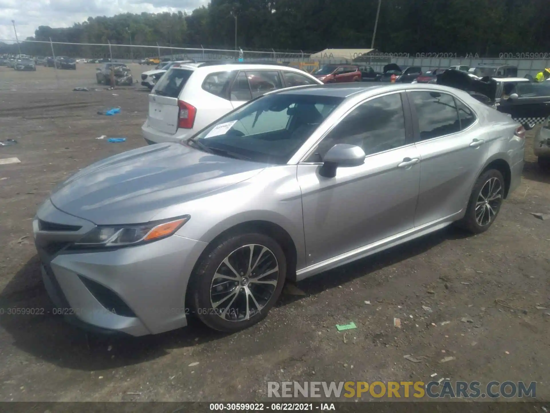 2 Photograph of a damaged car 4T1B11HK4KU700371 TOYOTA CAMRY 2019