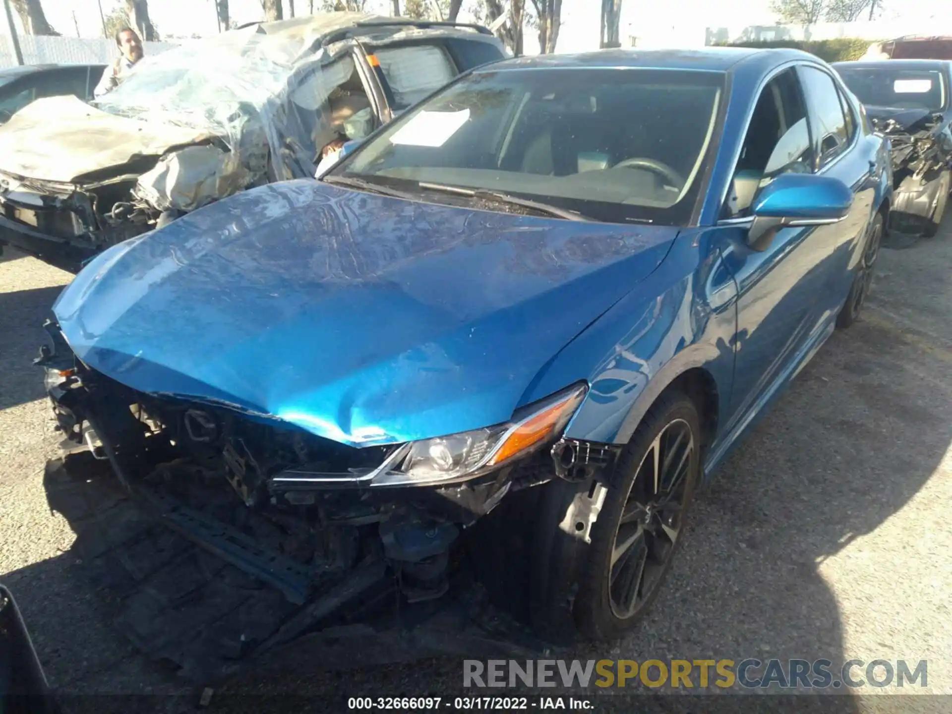 2 Photograph of a damaged car 4T1B11HK4KU700807 TOYOTA CAMRY 2019