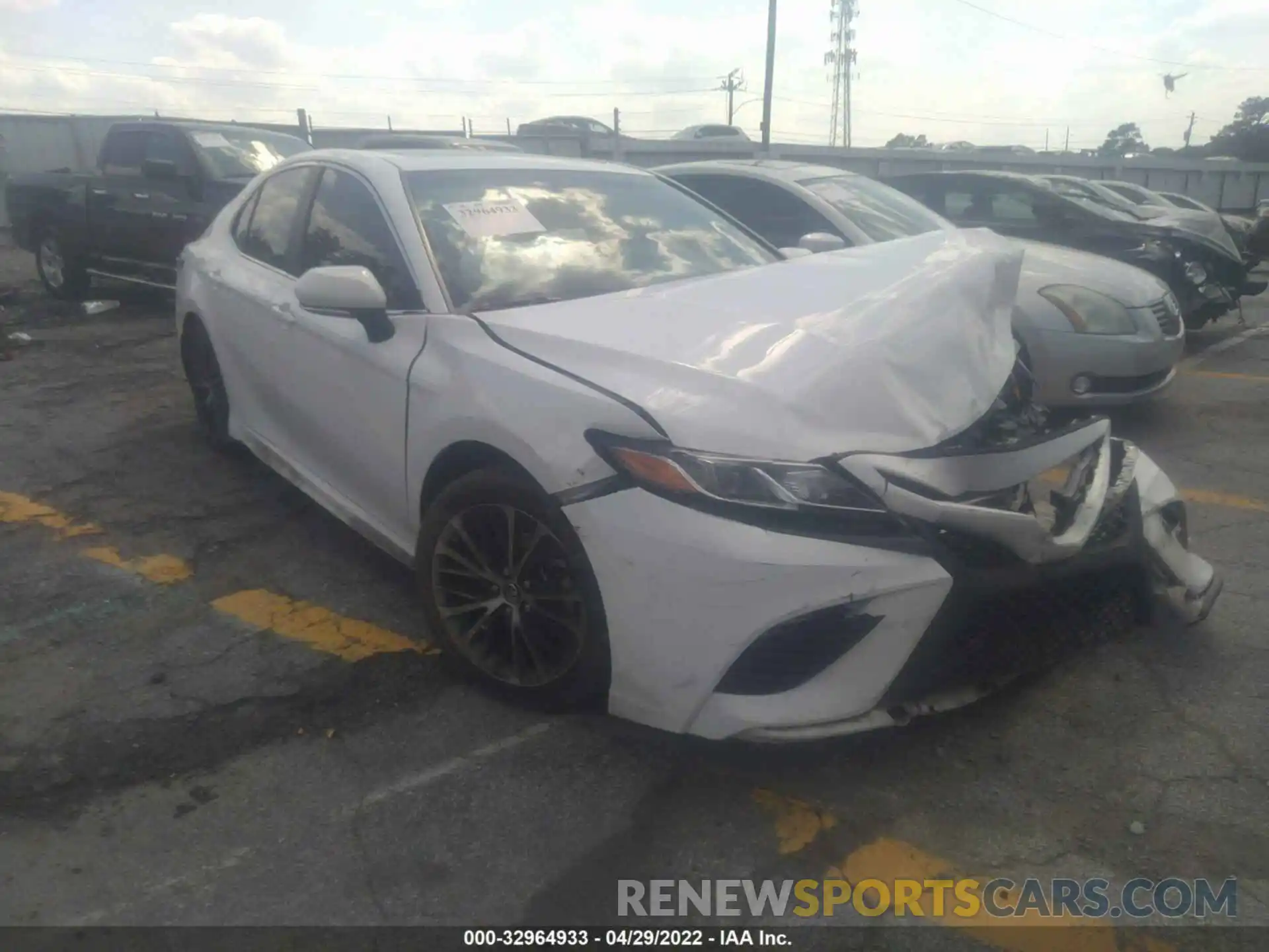 1 Photograph of a damaged car 4T1B11HK4KU701861 TOYOTA CAMRY 2019