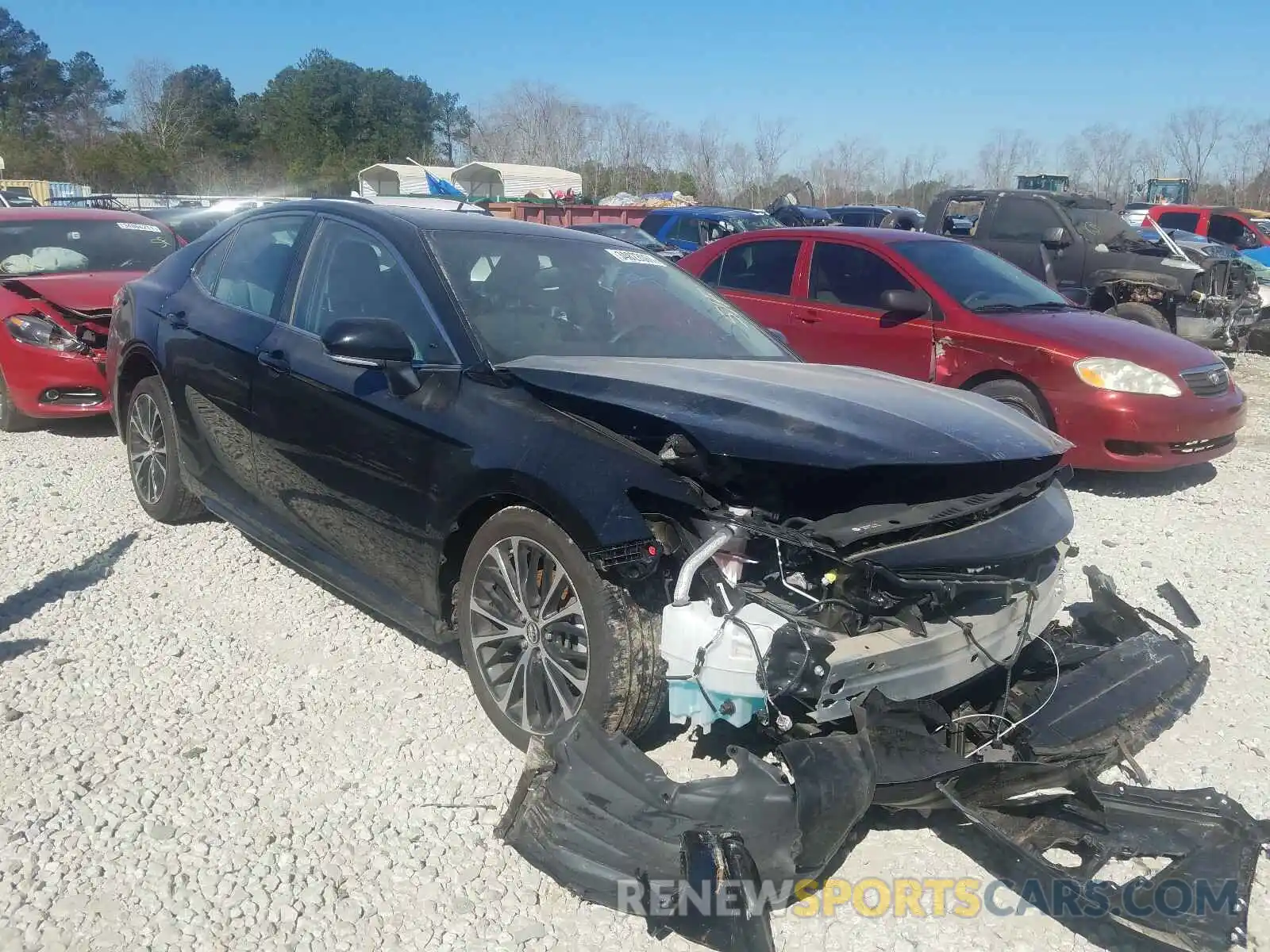 1 Photograph of a damaged car 4T1B11HK4KU702055 TOYOTA CAMRY 2019