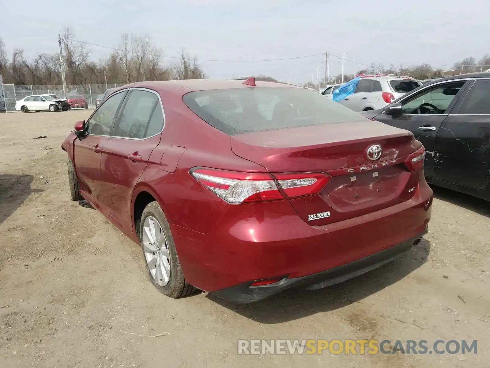 3 Photograph of a damaged car 4T1B11HK4KU703870 TOYOTA CAMRY 2019