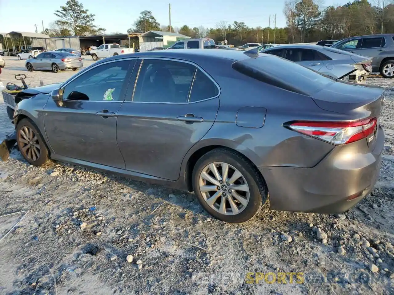 2 Photograph of a damaged car 4T1B11HK4KU705327 TOYOTA CAMRY 2019