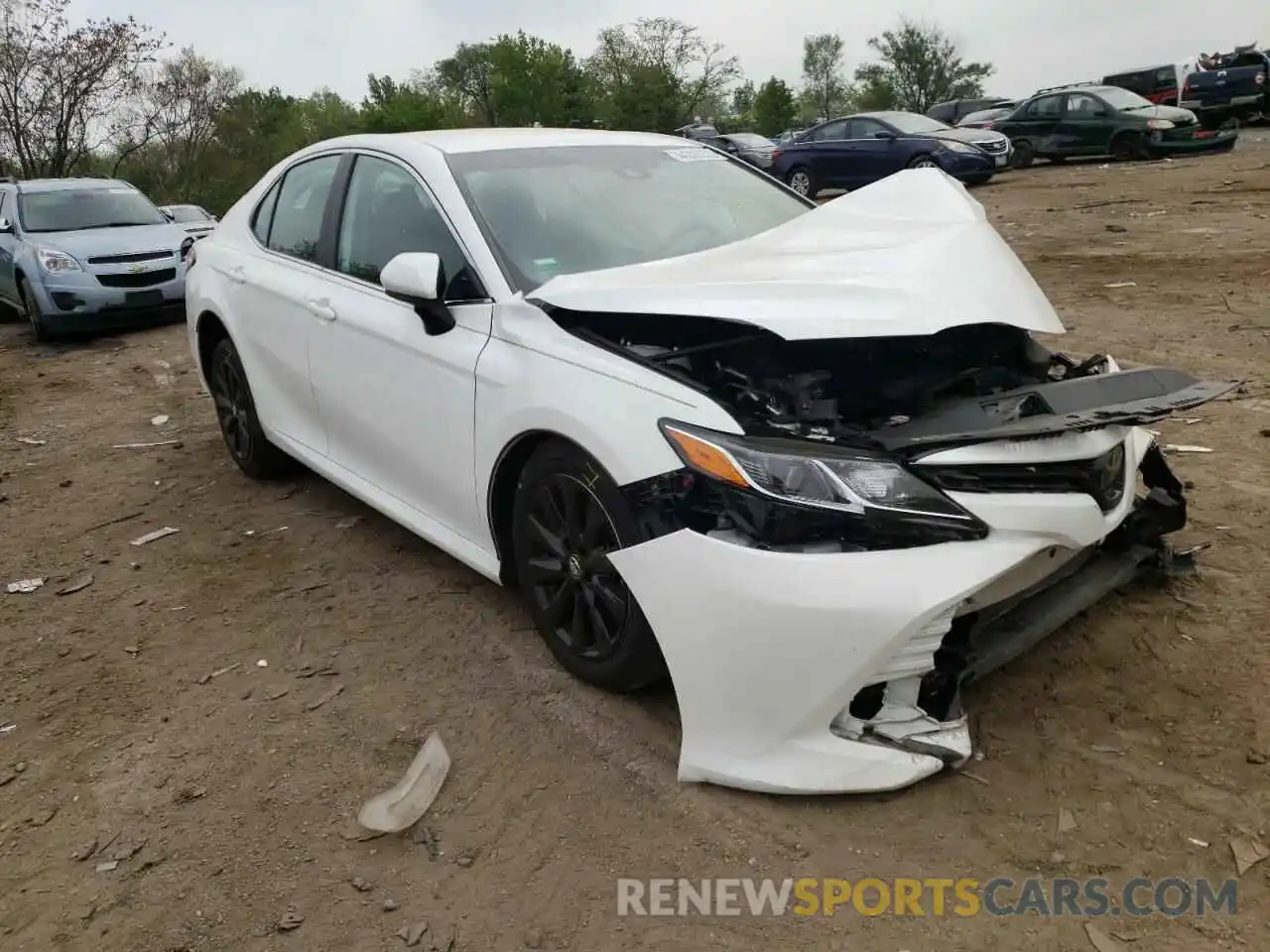 1 Photograph of a damaged car 4T1B11HK4KU705926 TOYOTA CAMRY 2019