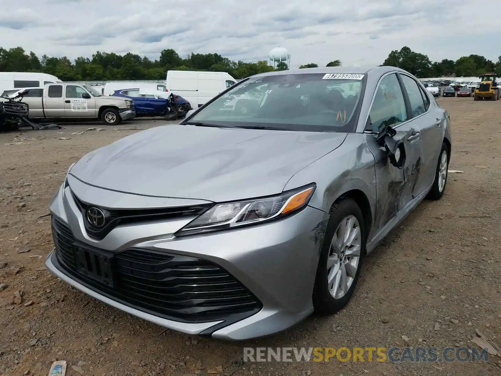 2 Photograph of a damaged car 4T1B11HK4KU707756 TOYOTA CAMRY 2019