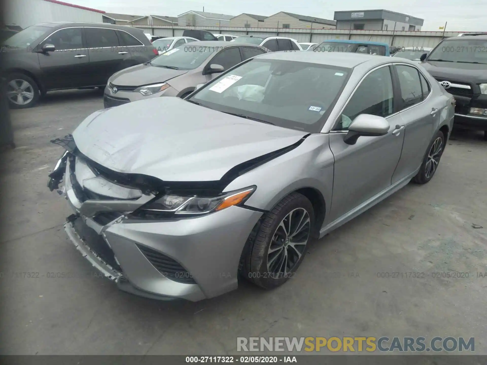 2 Photograph of a damaged car 4T1B11HK4KU708941 TOYOTA CAMRY 2019