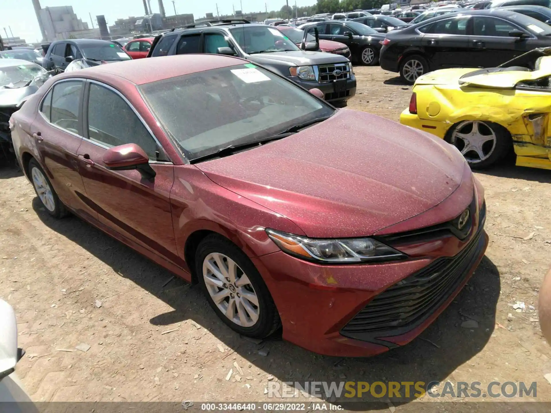 1 Photograph of a damaged car 4T1B11HK4KU709023 TOYOTA CAMRY 2019