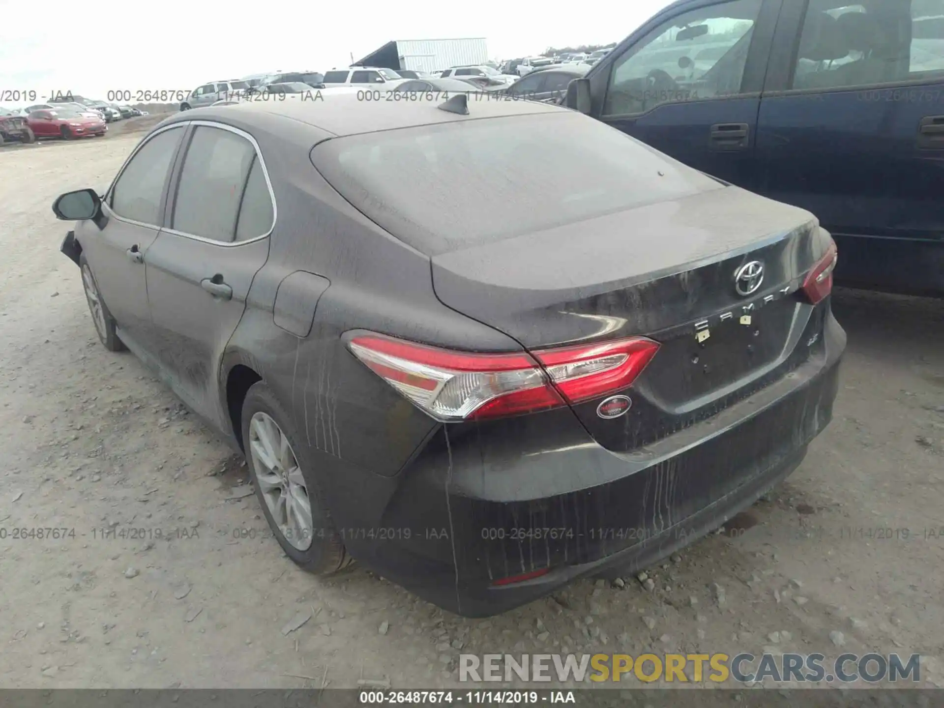 3 Photograph of a damaged car 4T1B11HK4KU709765 TOYOTA CAMRY 2019