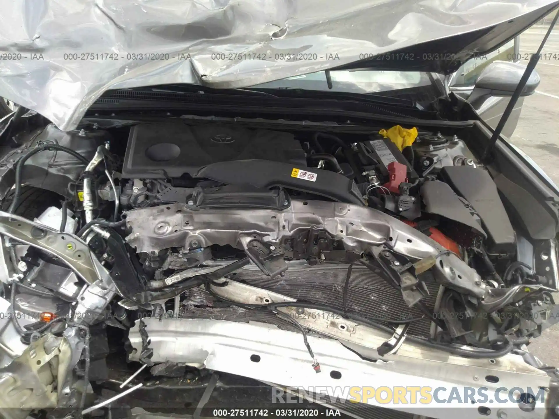 10 Photograph of a damaged car 4T1B11HK4KU710415 TOYOTA CAMRY 2019