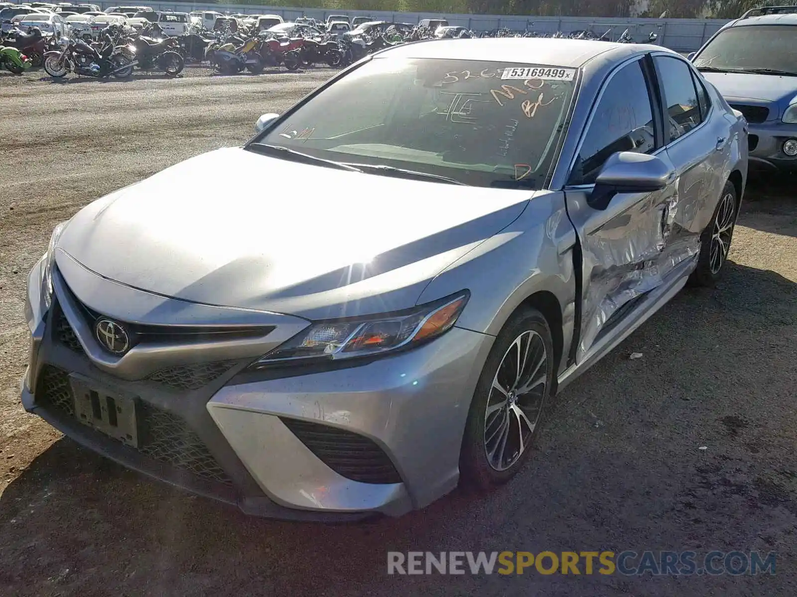 2 Photograph of a damaged car 4T1B11HK4KU710429 TOYOTA CAMRY 2019