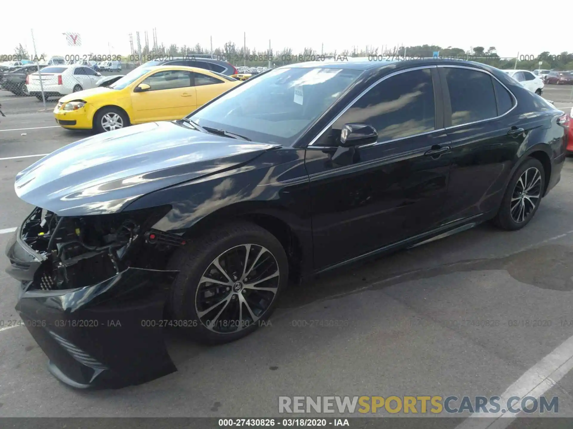 2 Photograph of a damaged car 4T1B11HK4KU714514 TOYOTA CAMRY 2019