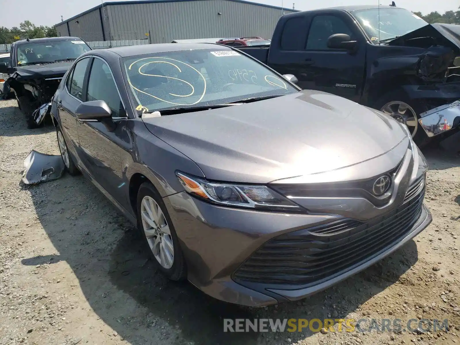 1 Photograph of a damaged car 4T1B11HK4KU714755 TOYOTA CAMRY 2019