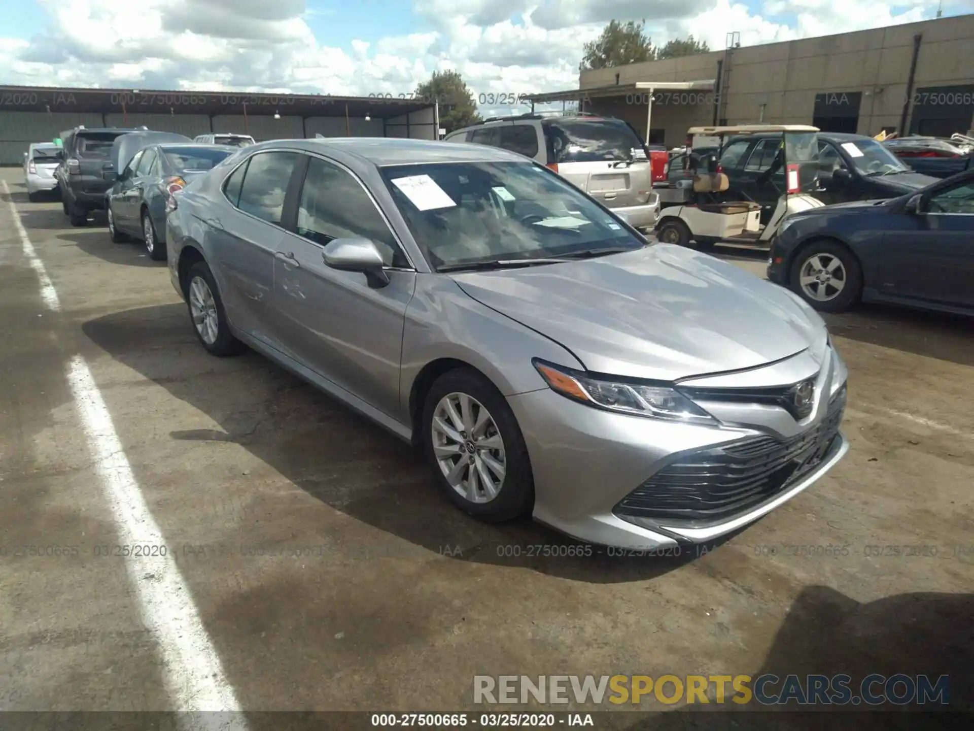 1 Photograph of a damaged car 4T1B11HK4KU715906 TOYOTA CAMRY 2019