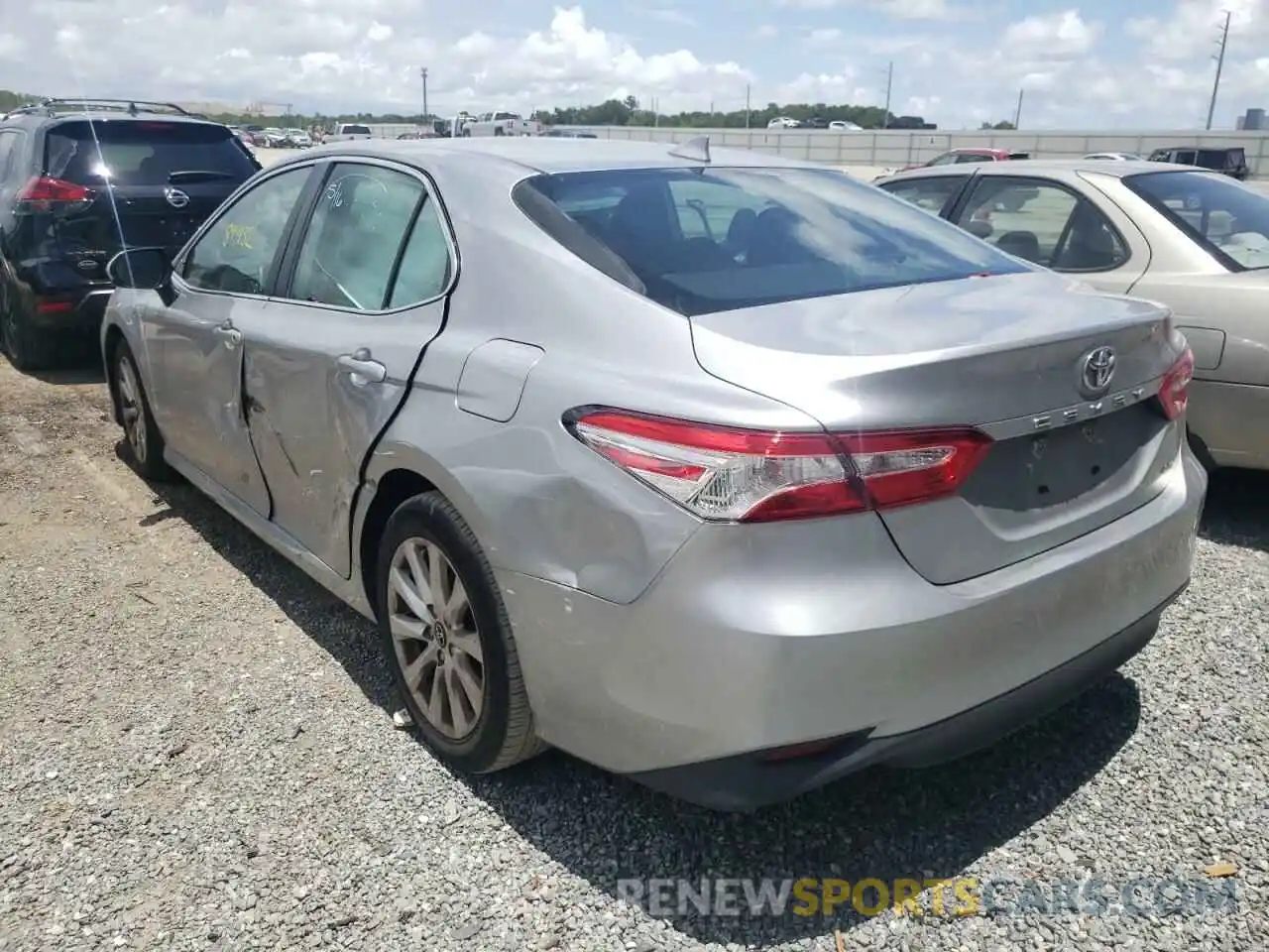 3 Photograph of a damaged car 4T1B11HK4KU717445 TOYOTA CAMRY 2019