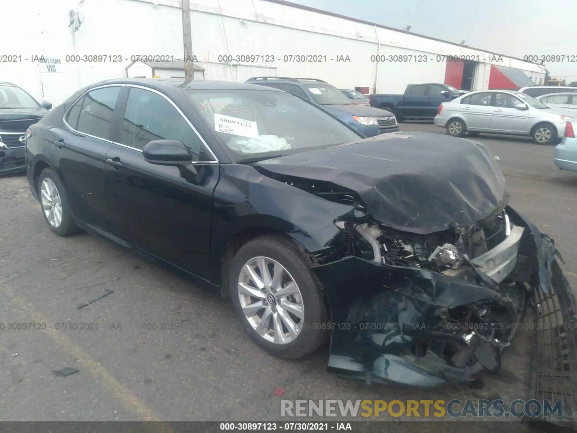 1 Photograph of a damaged car 4T1B11HK4KU717901 TOYOTA CAMRY 2019