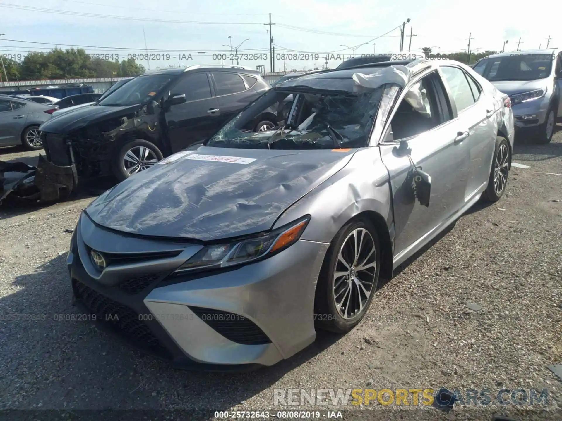 2 Photograph of a damaged car 4T1B11HK4KU719003 TOYOTA CAMRY 2019