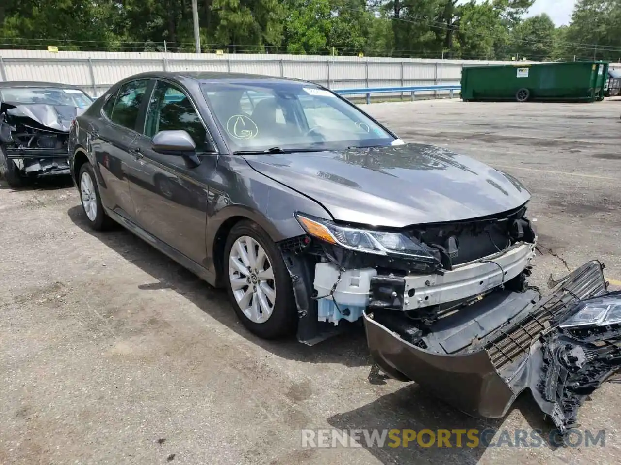 1 Photograph of a damaged car 4T1B11HK4KU719437 TOYOTA CAMRY 2019