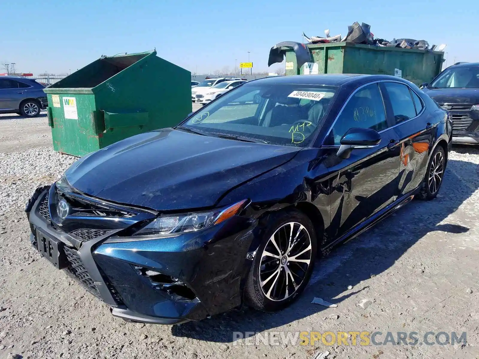 2 Photograph of a damaged car 4T1B11HK4KU719972 TOYOTA CAMRY 2019