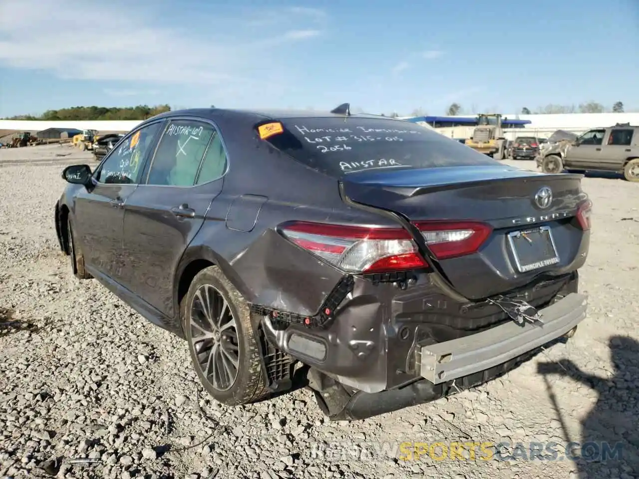 3 Photograph of a damaged car 4T1B11HK4KU720152 TOYOTA CAMRY 2019