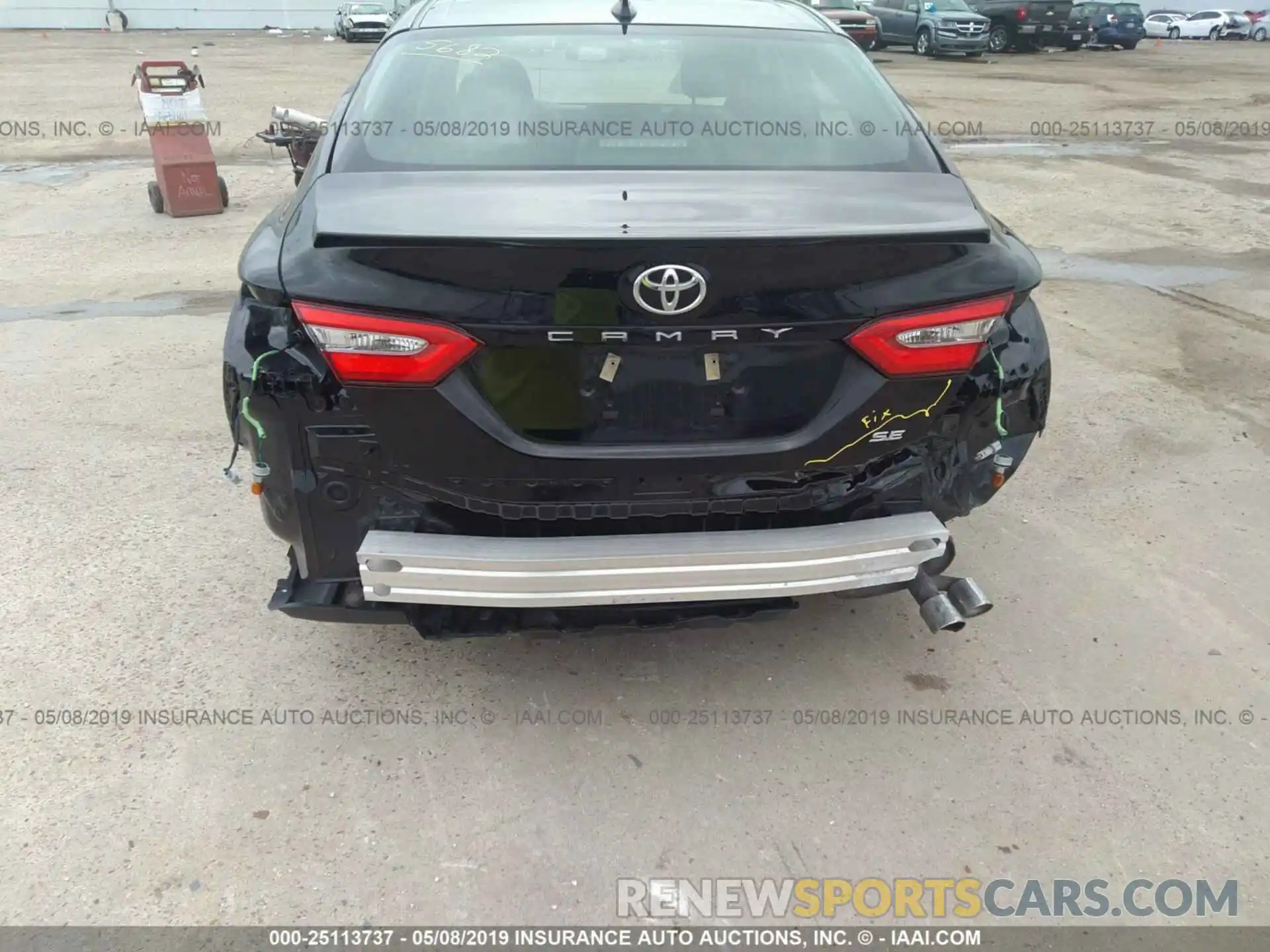 6 Photograph of a damaged car 4T1B11HK4KU722371 TOYOTA CAMRY 2019