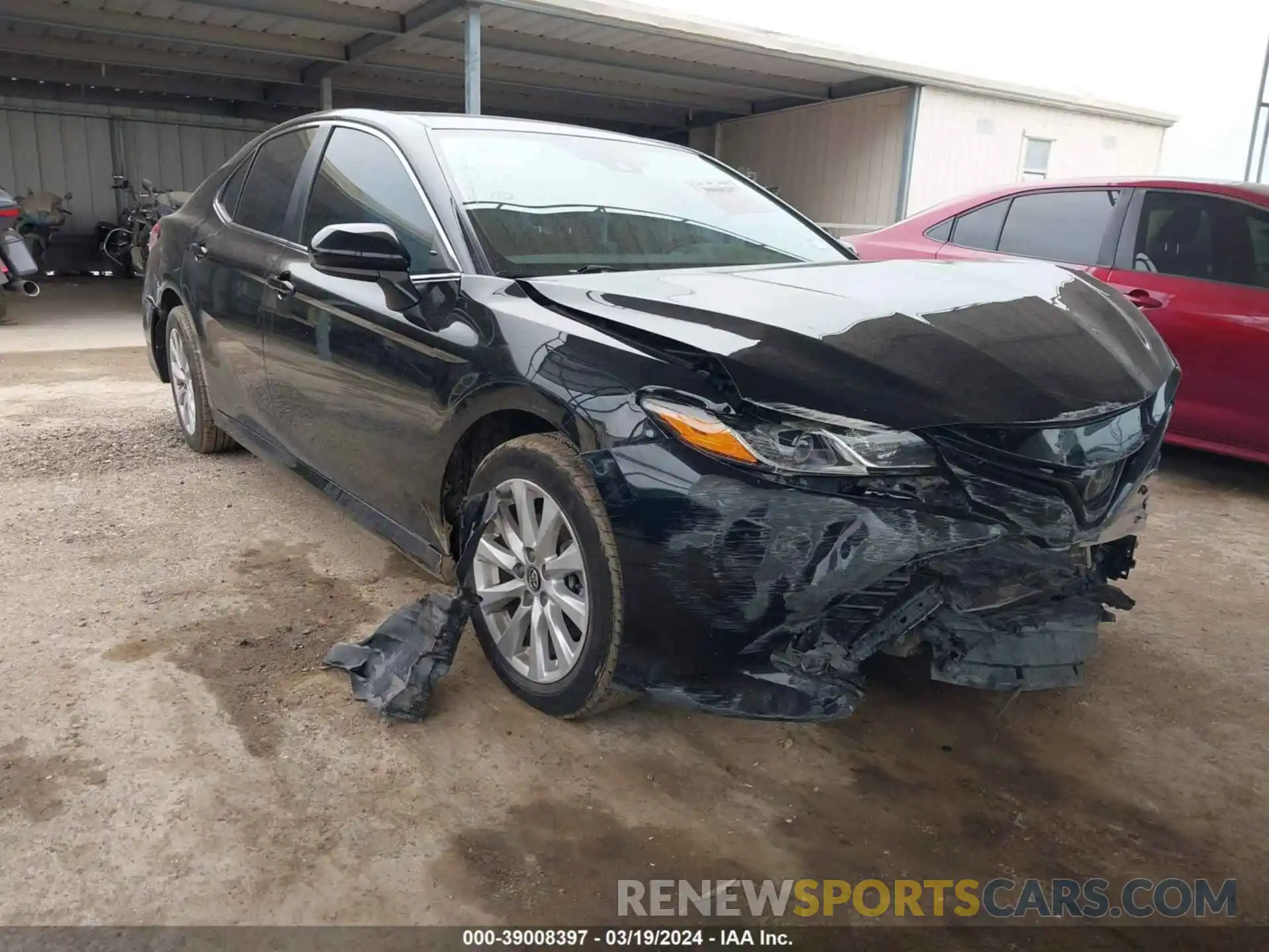 1 Photograph of a damaged car 4T1B11HK4KU723696 TOYOTA CAMRY 2019