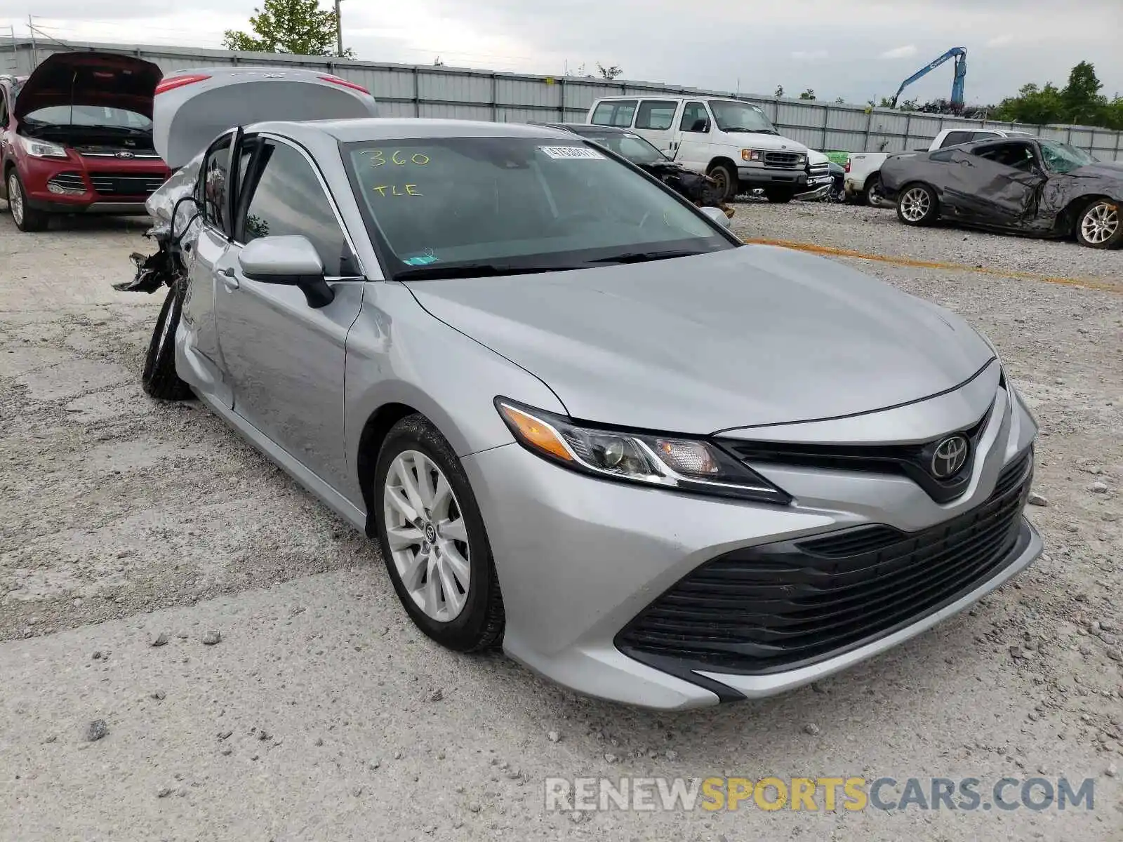 1 Photograph of a damaged car 4T1B11HK4KU723827 TOYOTA CAMRY 2019