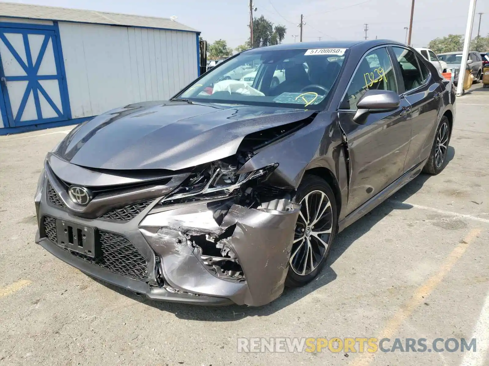 2 Photograph of a damaged car 4T1B11HK4KU727005 TOYOTA CAMRY 2019