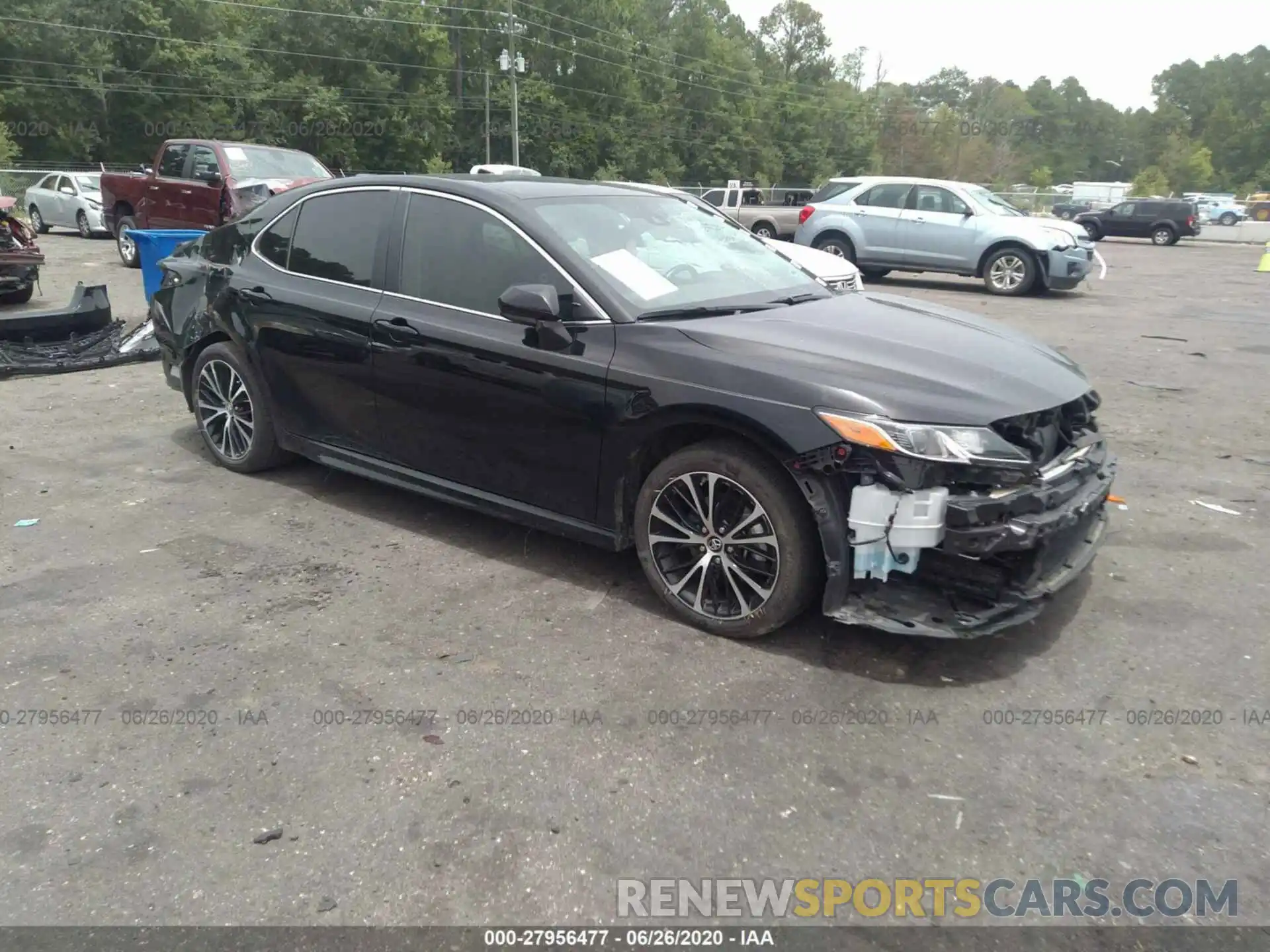 1 Photograph of a damaged car 4T1B11HK4KU727389 TOYOTA CAMRY 2019