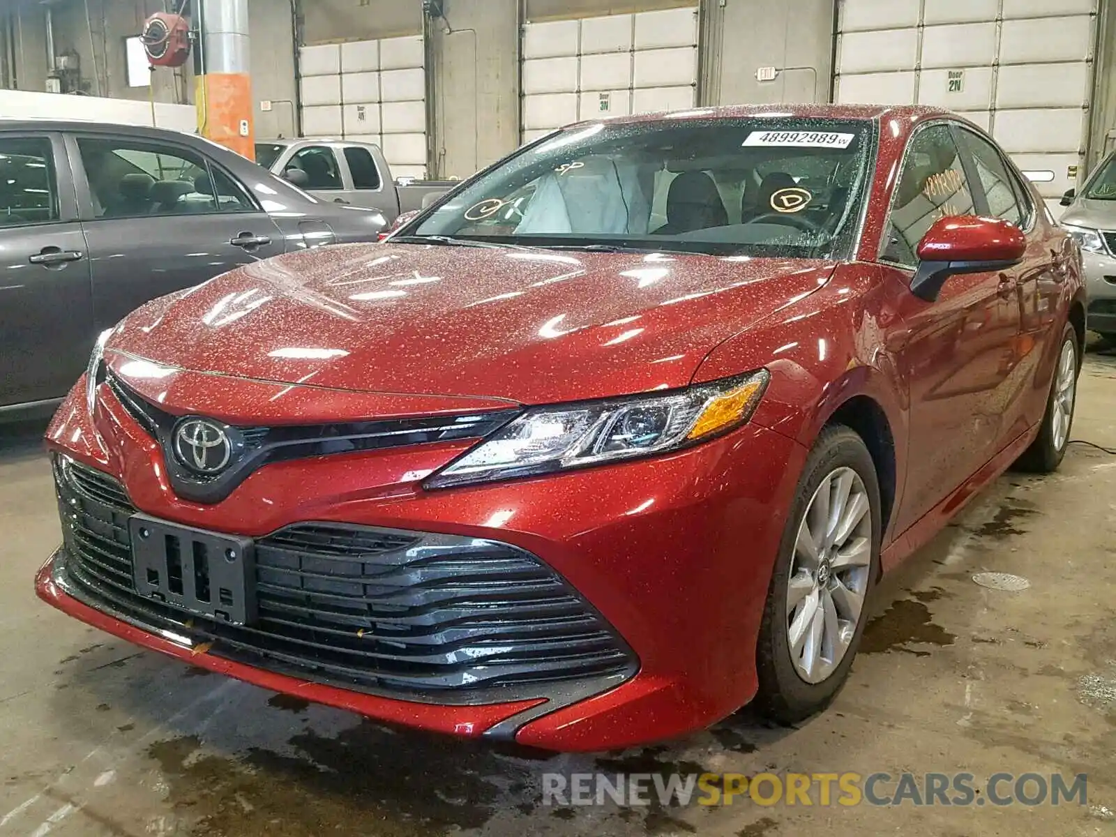 2 Photograph of a damaged car 4T1B11HK4KU727635 TOYOTA CAMRY 2019