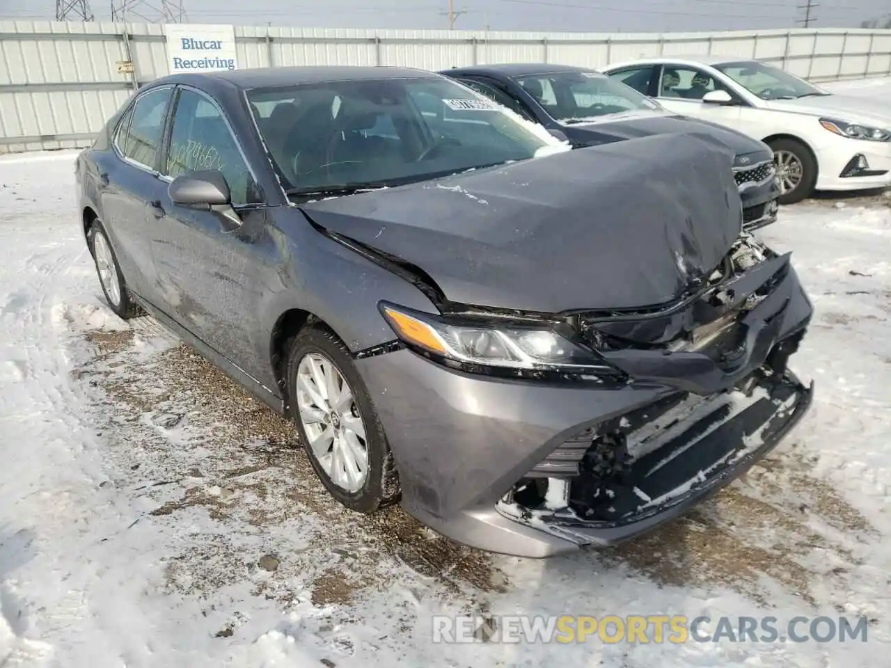 1 Photograph of a damaged car 4T1B11HK4KU727957 TOYOTA CAMRY 2019