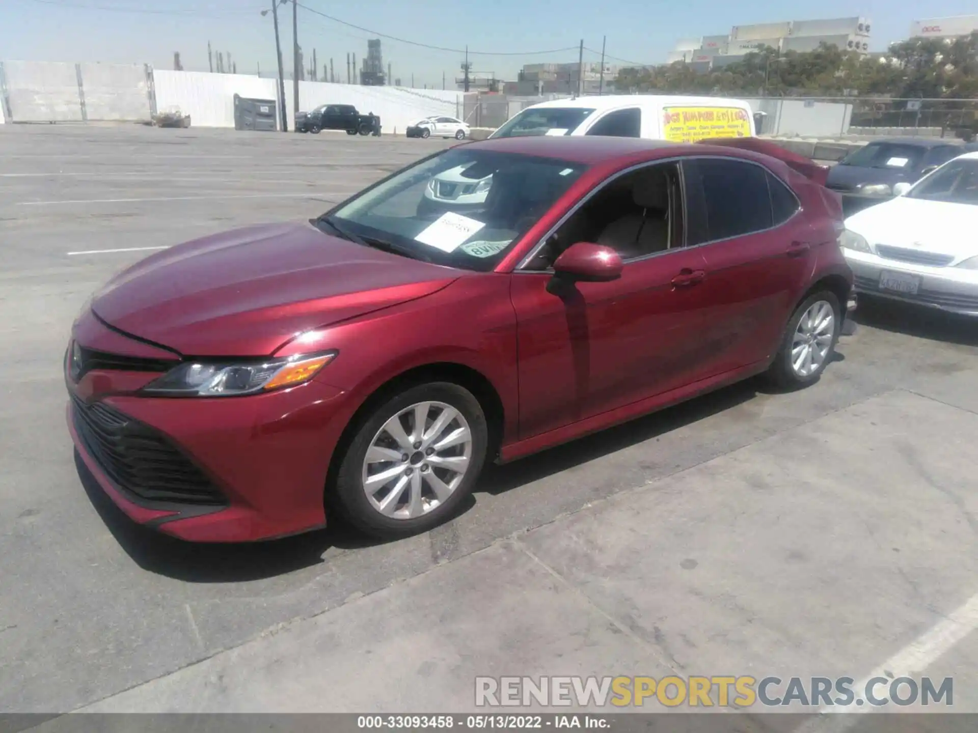 2 Photograph of a damaged car 4T1B11HK4KU727991 TOYOTA CAMRY 2019