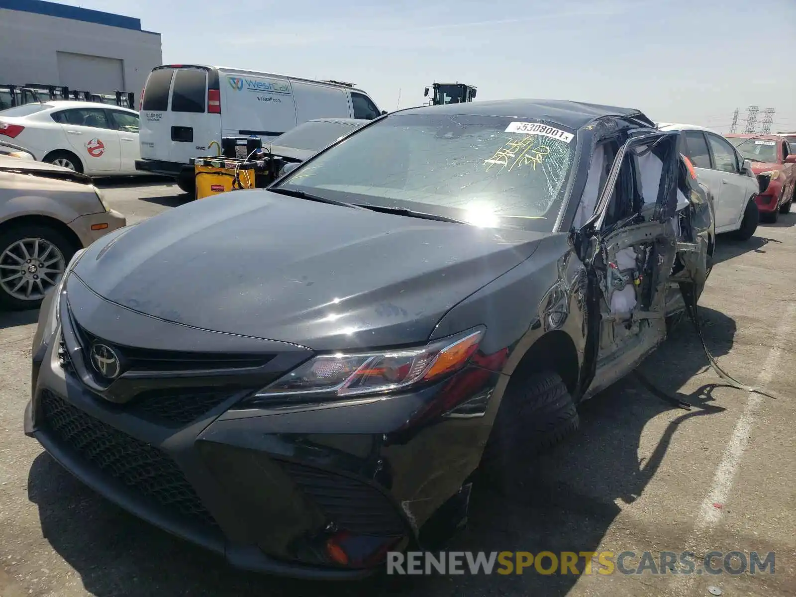 2 Photograph of a damaged car 4T1B11HK4KU729482 TOYOTA CAMRY 2019