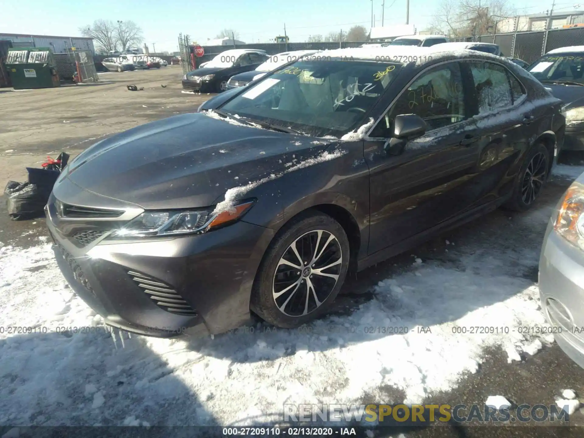 2 Photograph of a damaged car 4T1B11HK4KU729644 TOYOTA CAMRY 2019