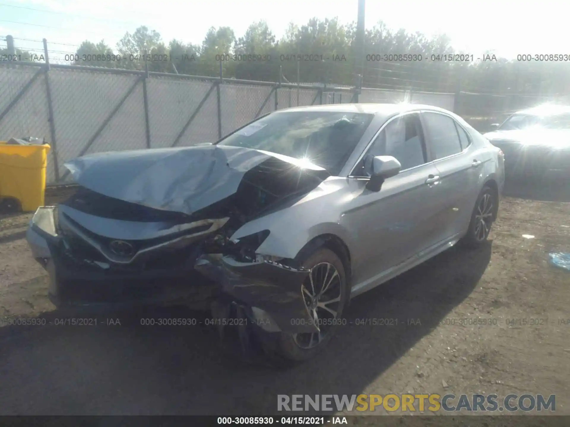 2 Photograph of a damaged car 4T1B11HK4KU731457 TOYOTA CAMRY 2019