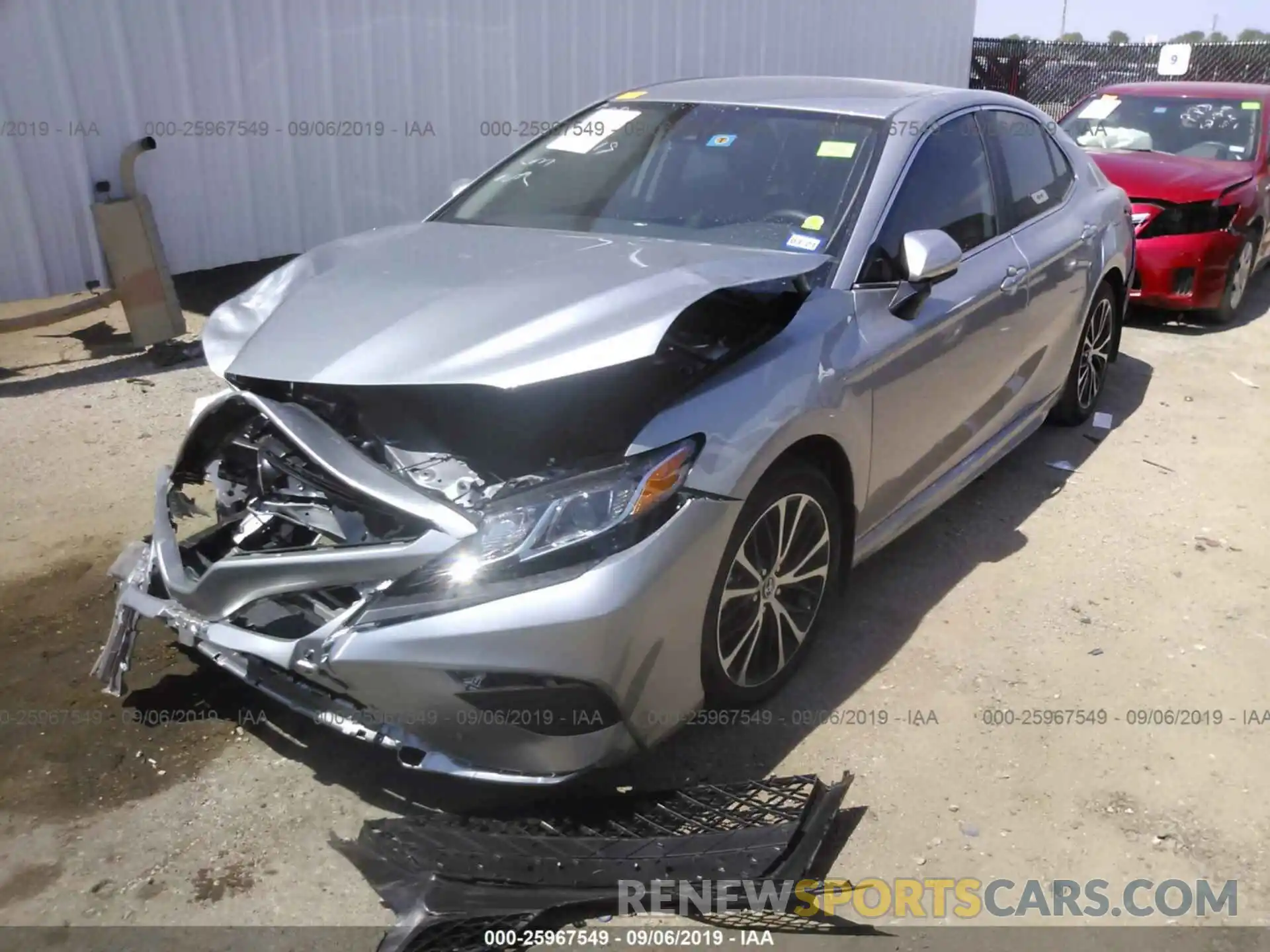 2 Photograph of a damaged car 4T1B11HK4KU735041 TOYOTA CAMRY 2019