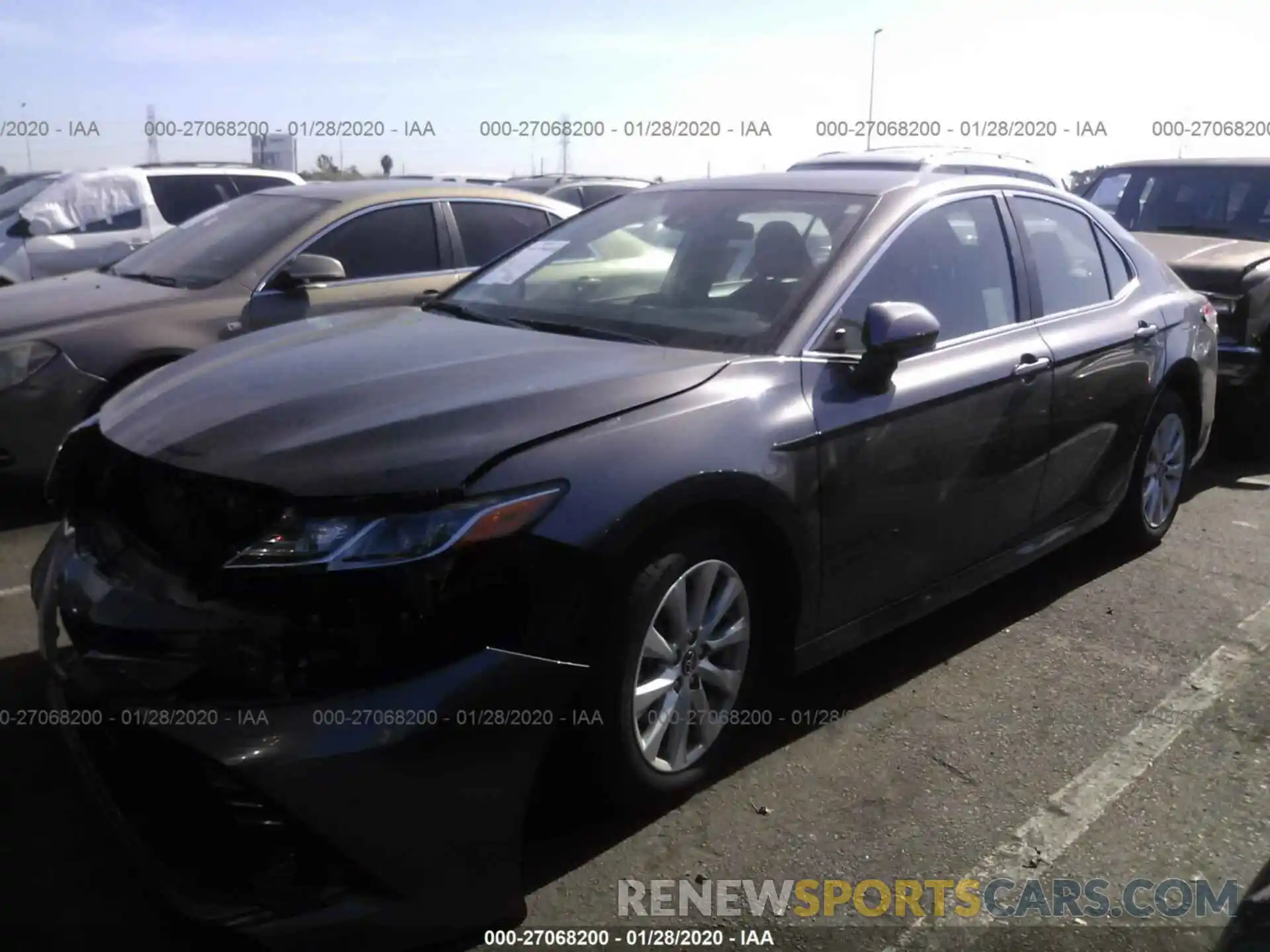 2 Photograph of a damaged car 4T1B11HK4KU735508 TOYOTA CAMRY 2019